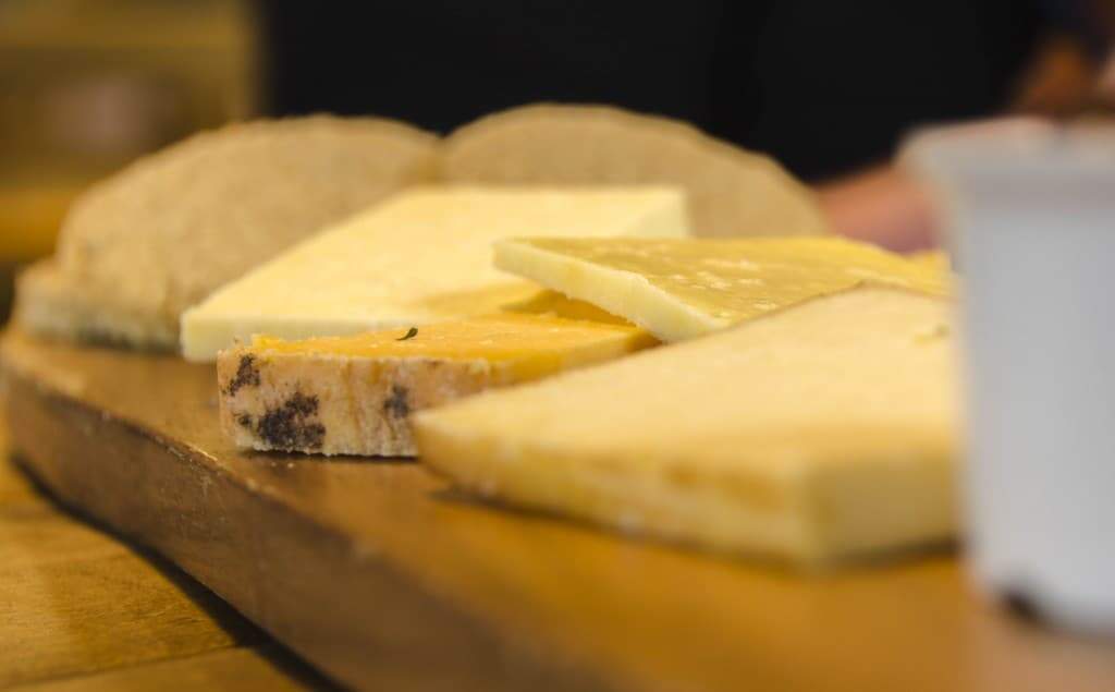 A selection of St Andrews Farmhouse cheeses