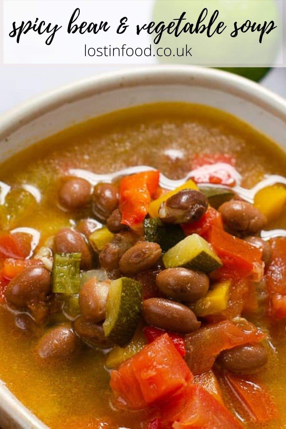 bean & vegetable soup Lost in Food