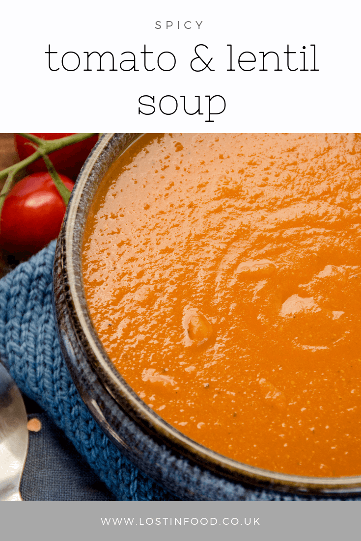 Spicy tomato & lentil Soup PIN