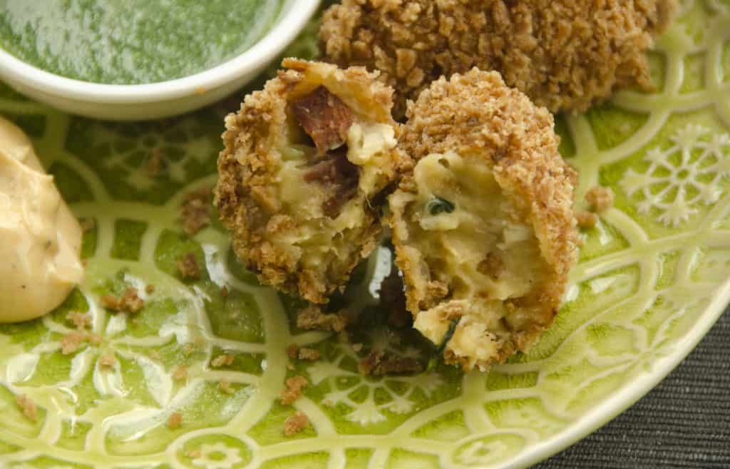 spanish croquettes (croquettas) with chorizo & chicken Lost in Food