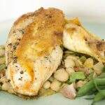 Pan Fried Chicken with Smoked Bacon & Beans