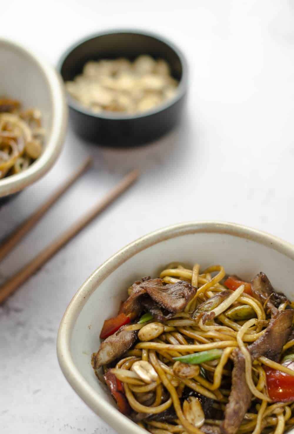 Pork & Peanut Stir-fry - vertical