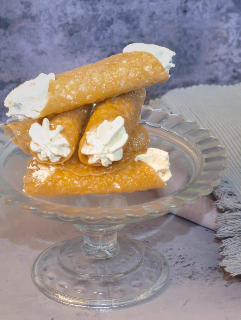 brandy snaps with clementine cream Lost in Food