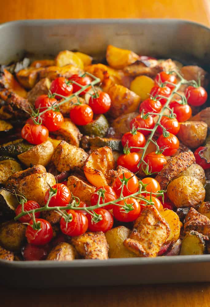 close up of finished cajun chicken dish ready to be eaten