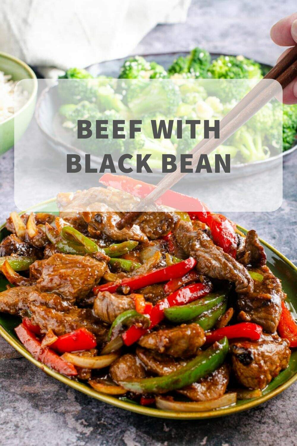 Simple and delicious and better than a takeout! This Asian style beef with black bean sauce uses lean cuts of beef stir fried with lots of vegetables and a sweet and subtly spiced black bean sauce. Perfect in place of your weekend takeaway.