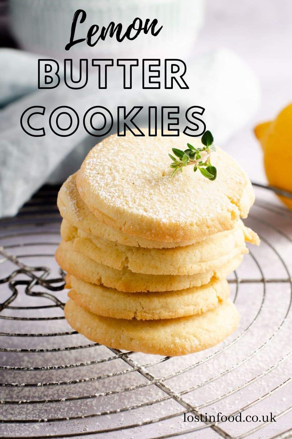 Lemon butter biscuits, delicious melt in the mouth biscuits fragrant with lemon. A simple bake making them a perfect afternoon tea treat. #simple #easy #lemonbutter