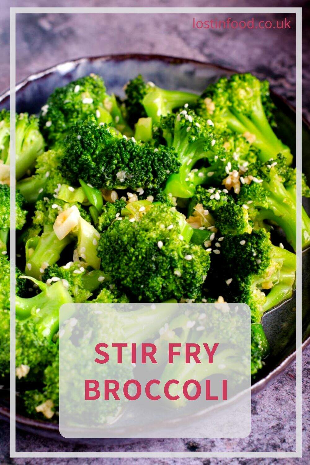 easy stir fry broccoli with garlic Lost in Food