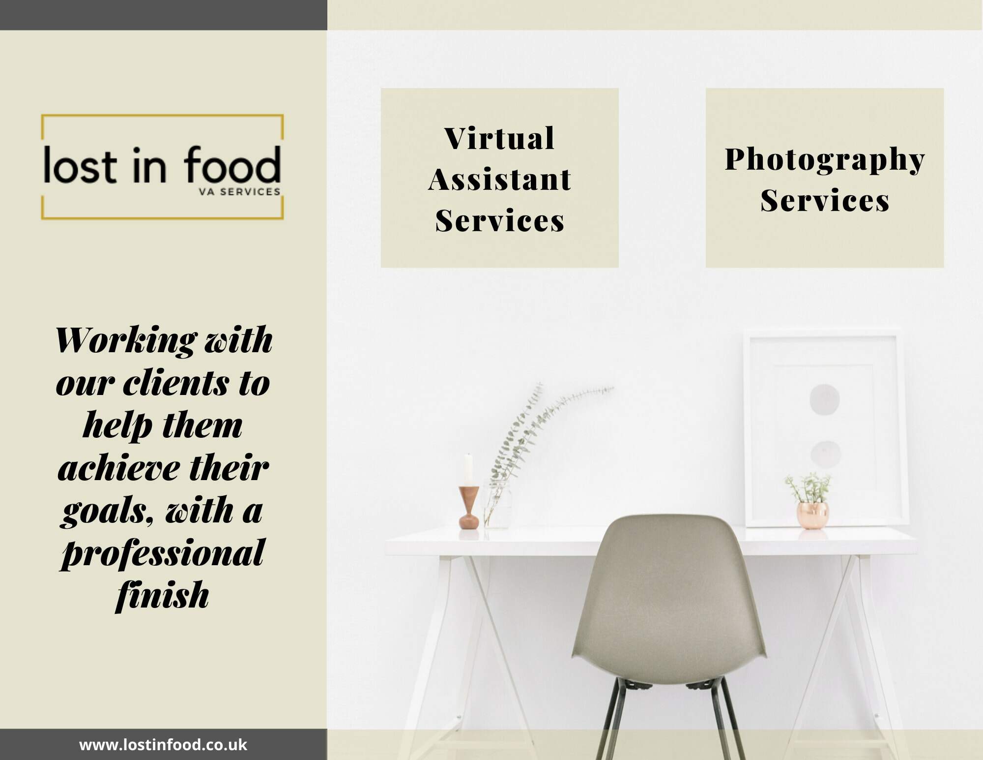 Brochure describing VA Services for Lost in Food