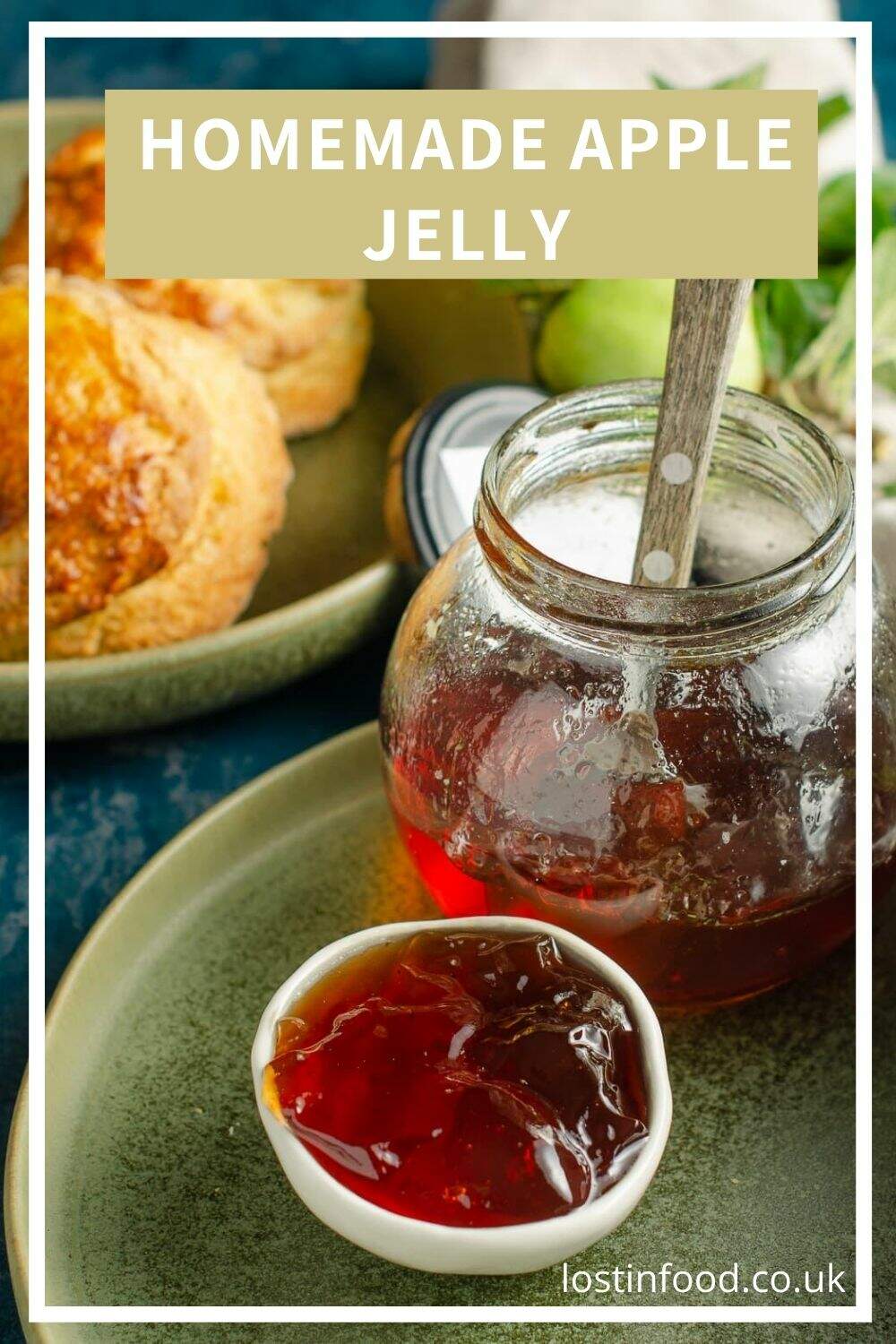 Homemade Apple Jelly Lost in Food