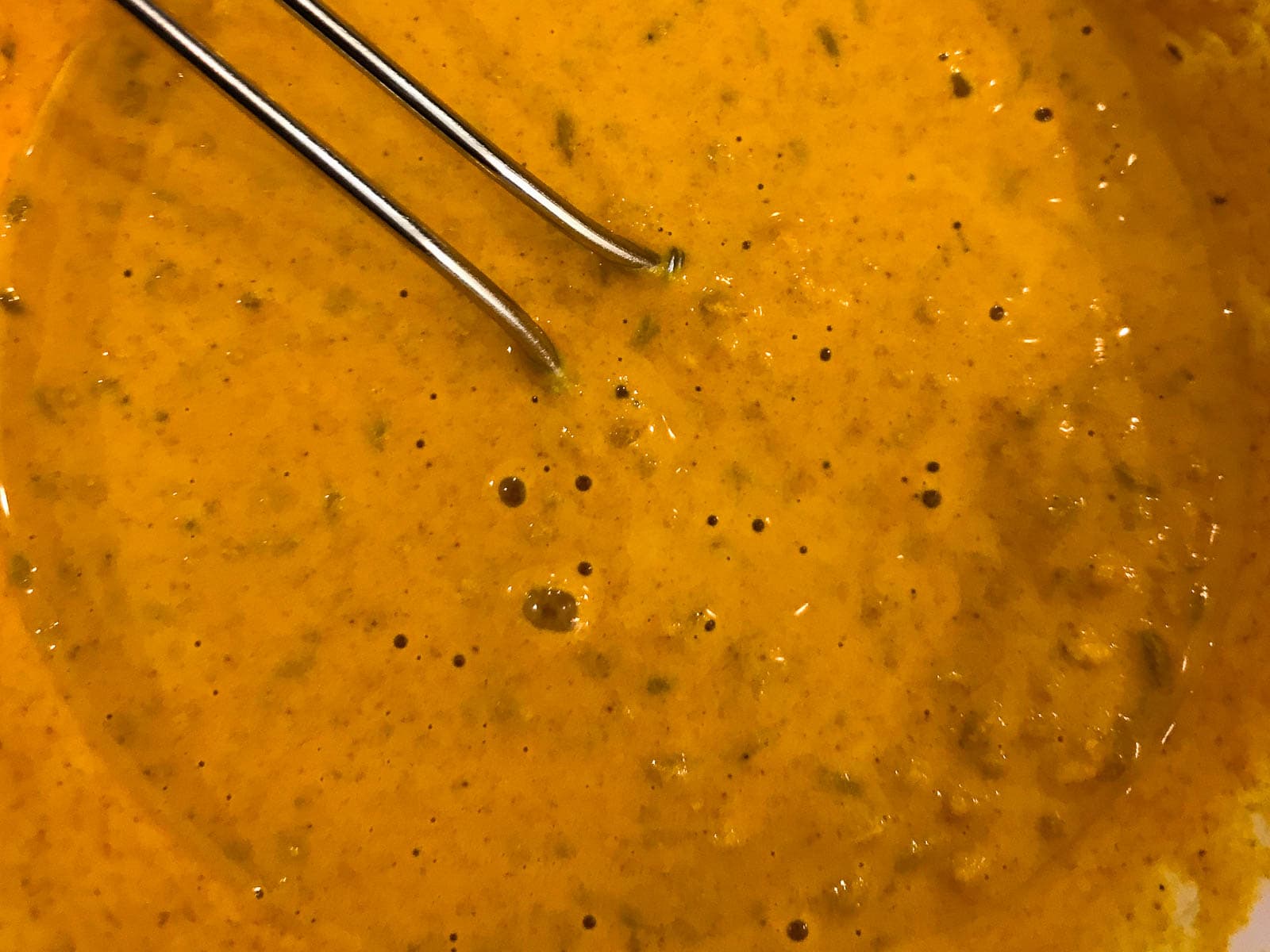 Piccalilli spice paste ready to cook.