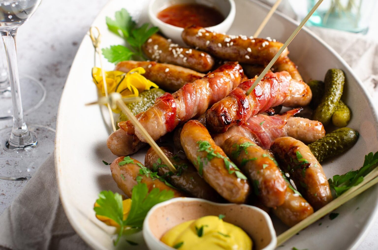 cocktail sausages 3 ways Lost in Food