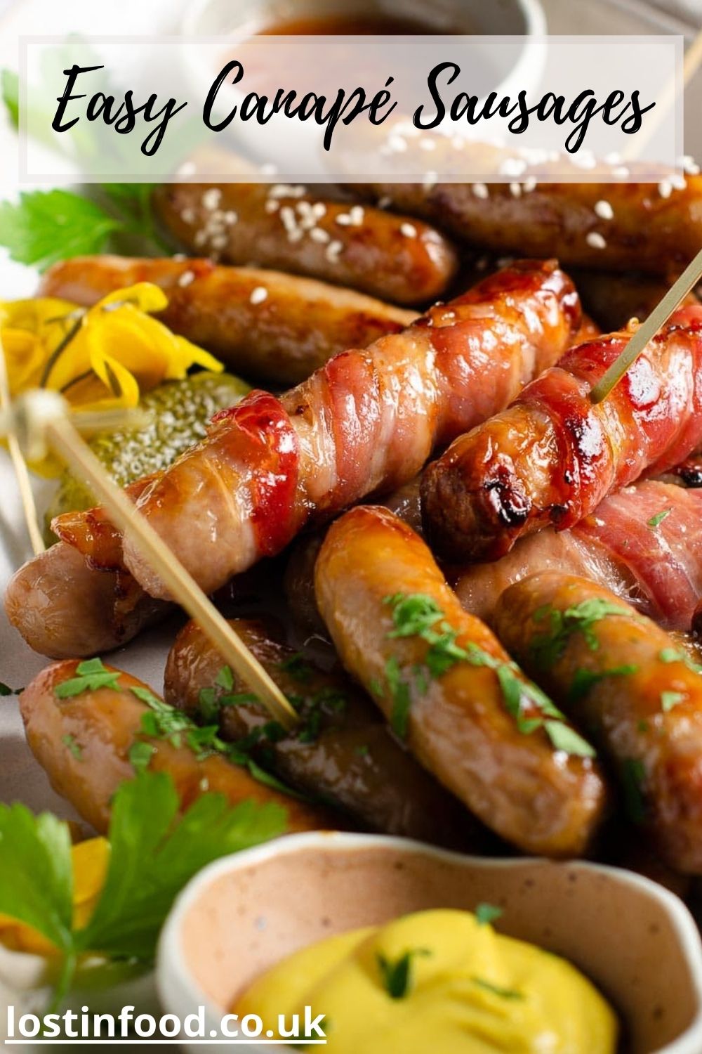 cocktail sausages 3 ways Lost in Food