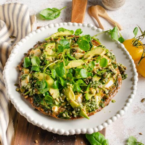 Easy Spinach Omelette with Pesto Lost in Food