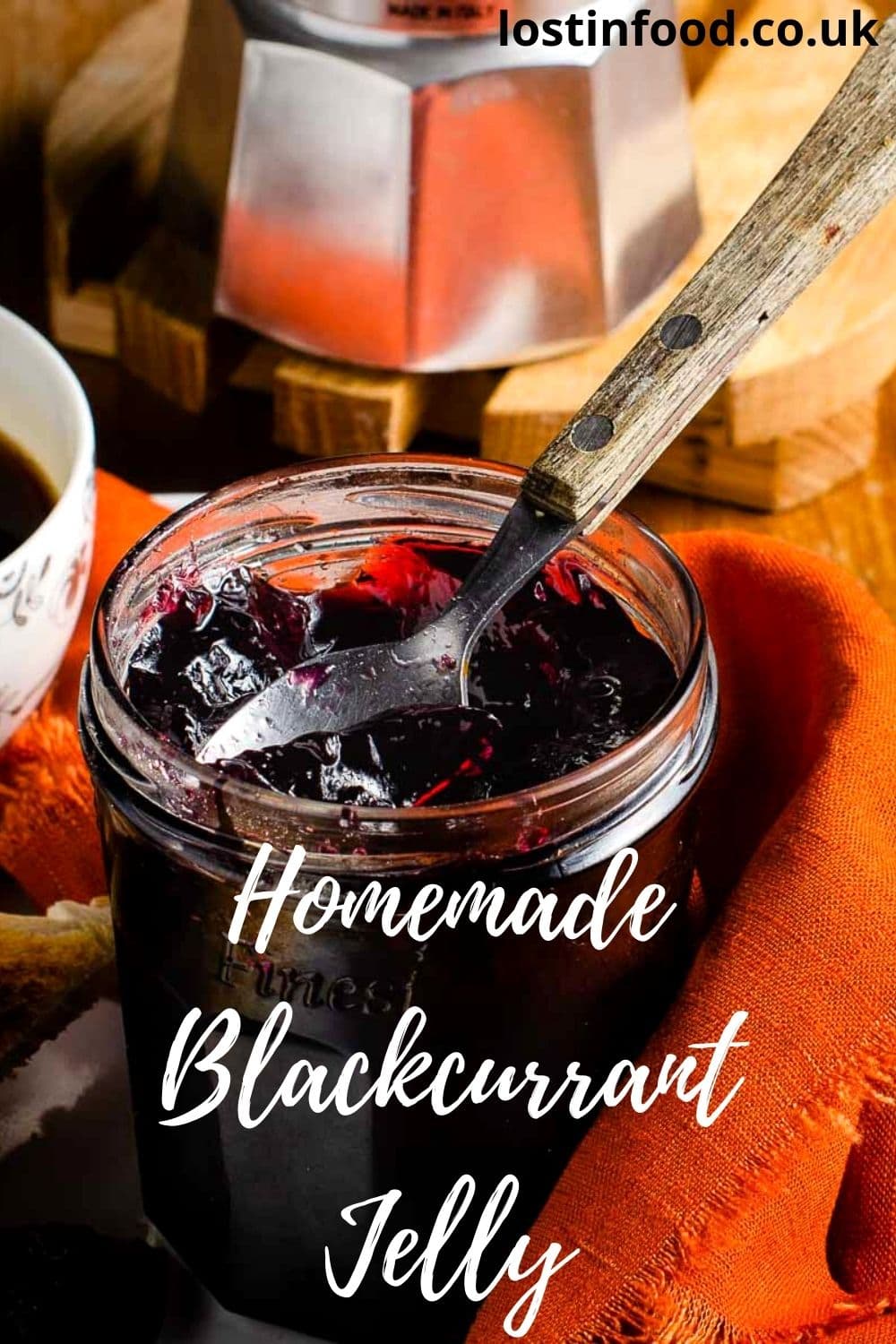 homemade blackcurrant jelly Lost in Food
