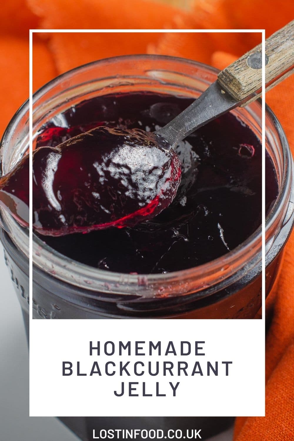 homemade blackcurrant jelly Lost in Food