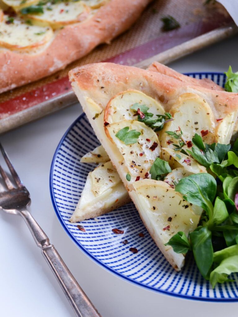 Easy Potato Galette With Crispy Bread Base - Lost In Food