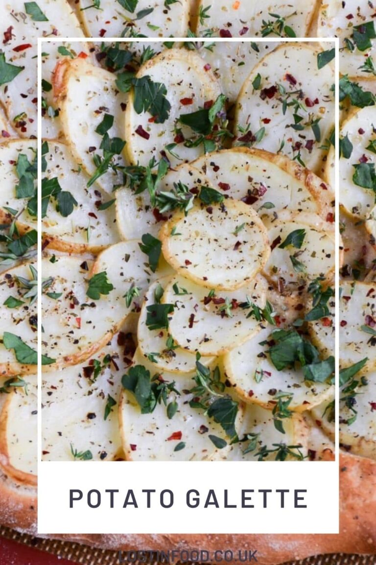 easy potato galette with crispy bread base Lost in Food