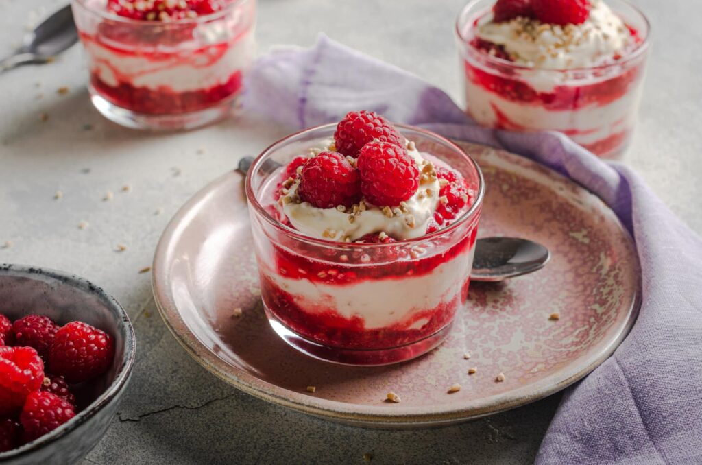 Traditional Scottish Cranachan Layered Dessert - Lost in Food