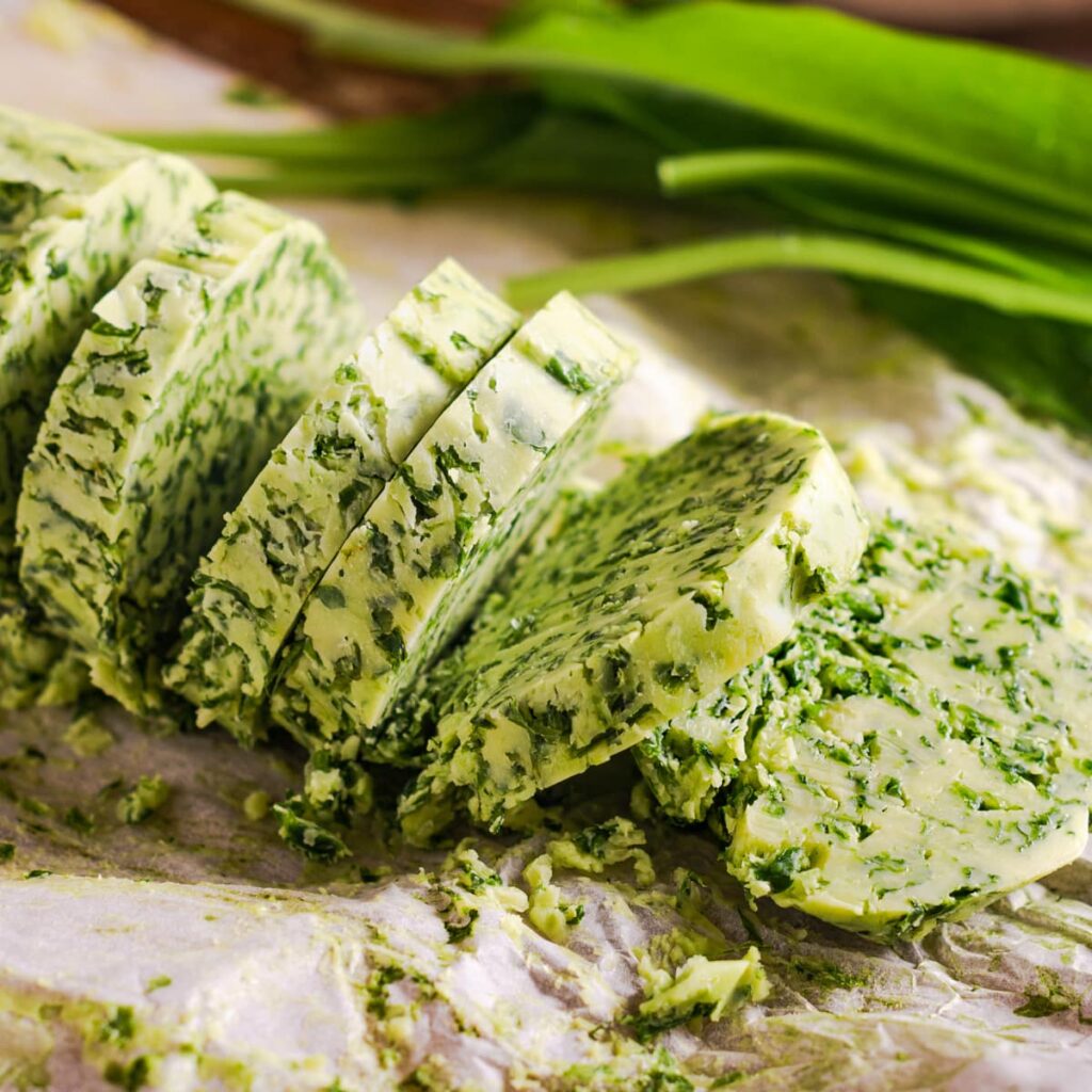 wild garlic butter with lemon Lost in Food