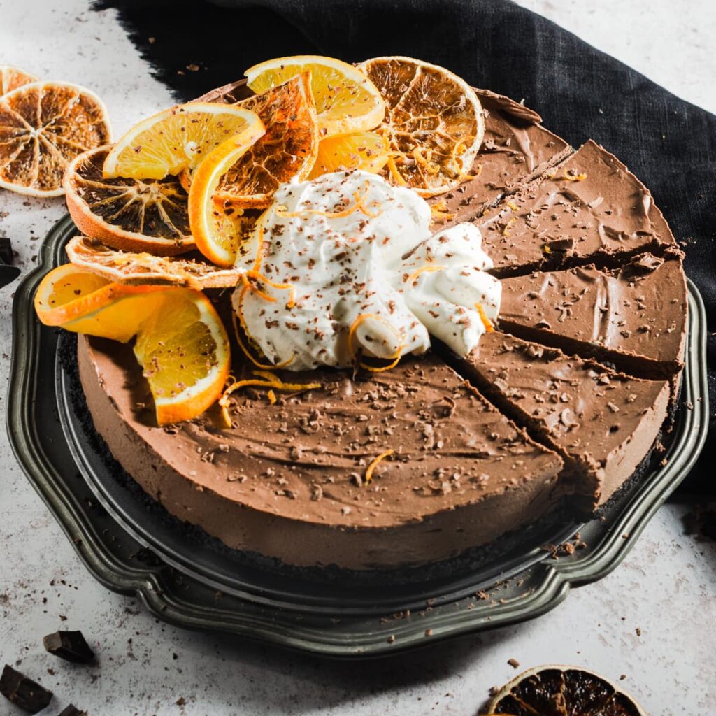 No Bake Chocolate Orange Cheesecake Lost in Food