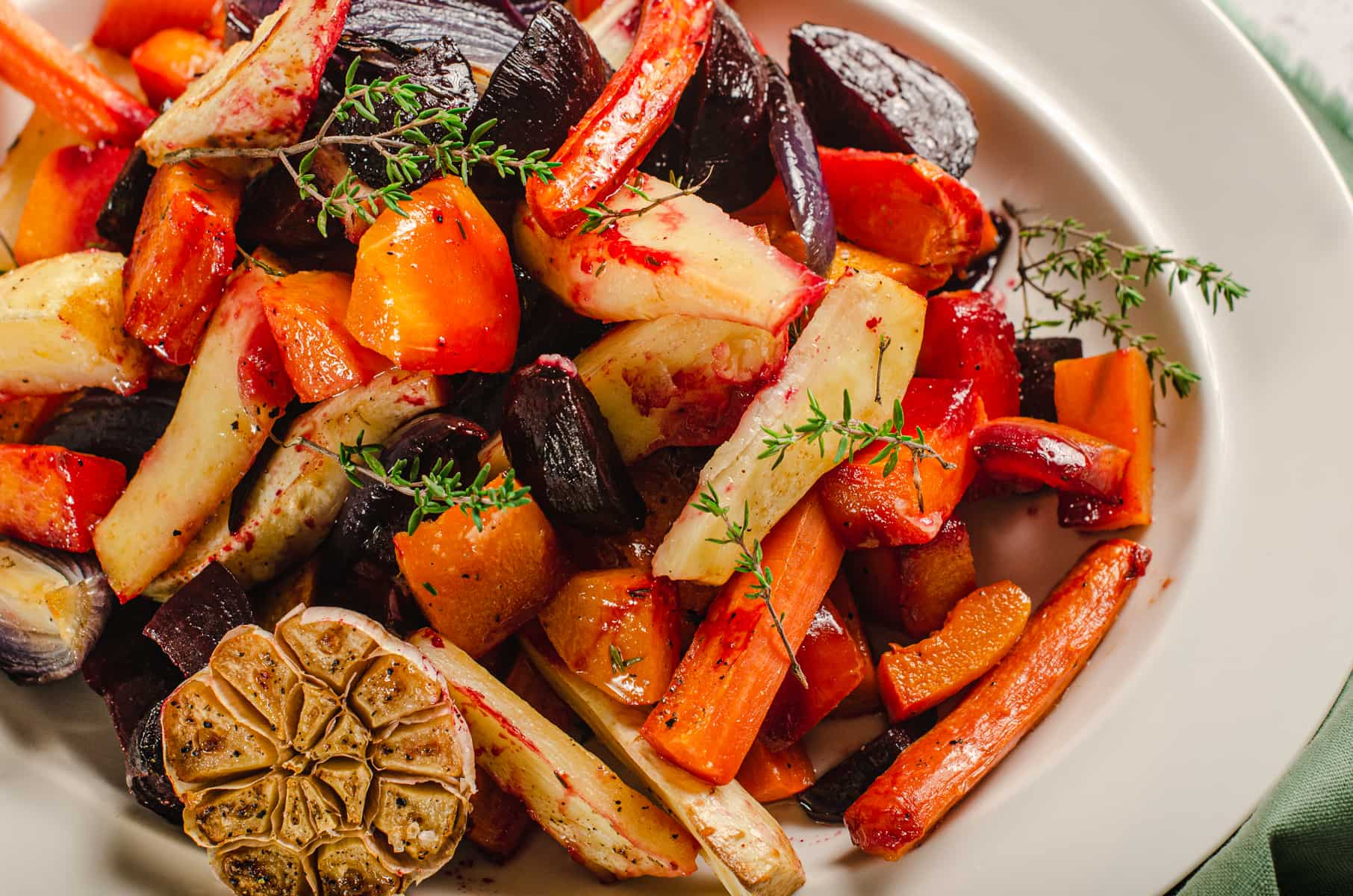 Easy Honey Roasted Vegetables Lost in Food