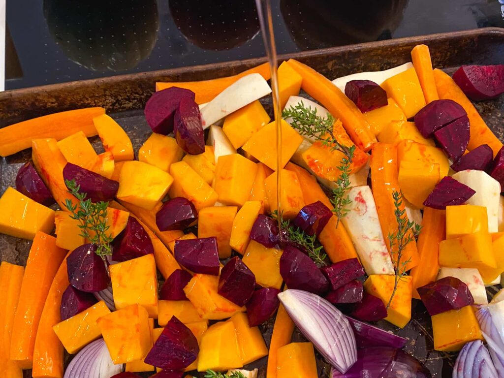 Easy Honey Roasted Vegetables Lost in Food