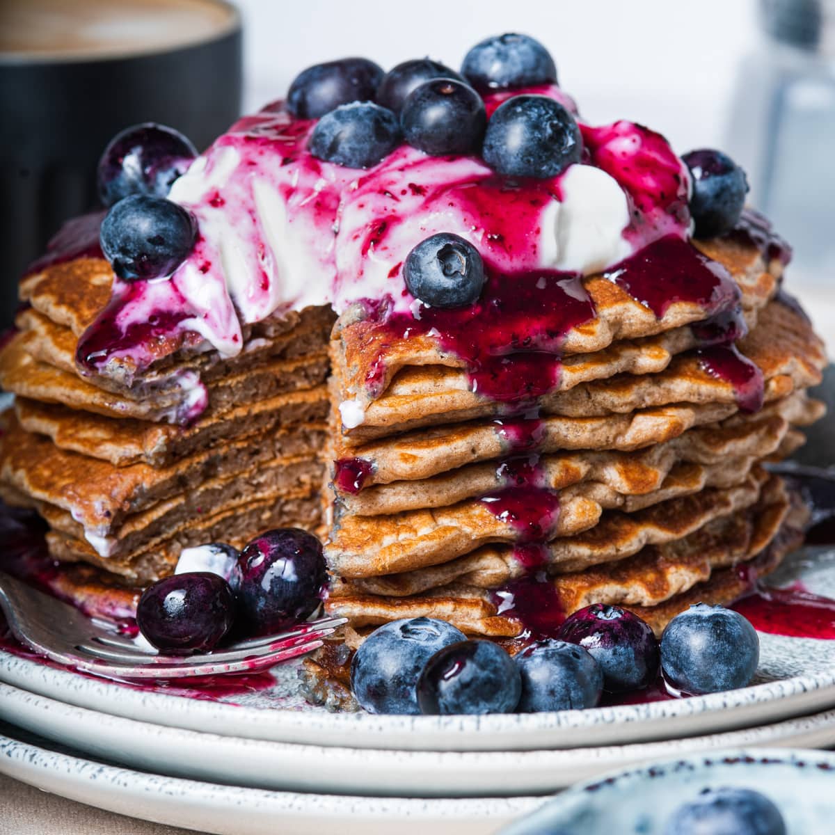 American Buttermilk Pancakes with Cinnamon-image