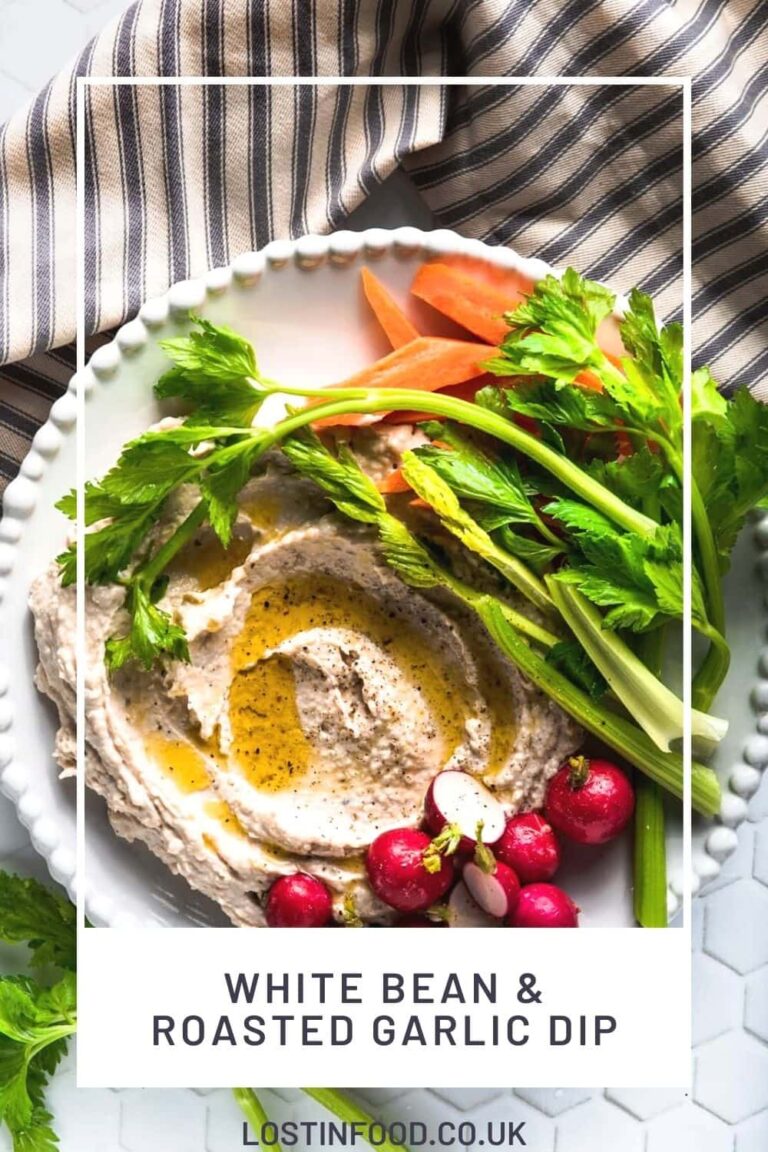 Roasted Garlic White Bean Dip Lost in Food