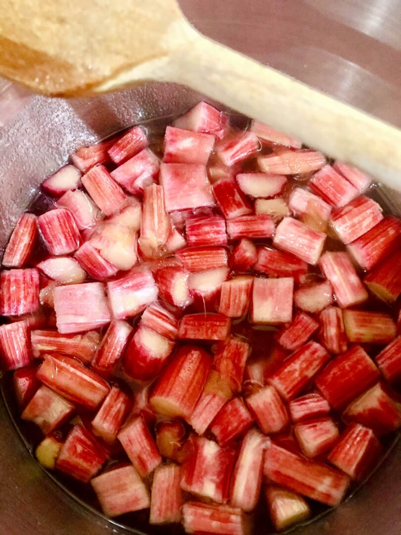 Rhubarb & Ginger Jam Lost in Food