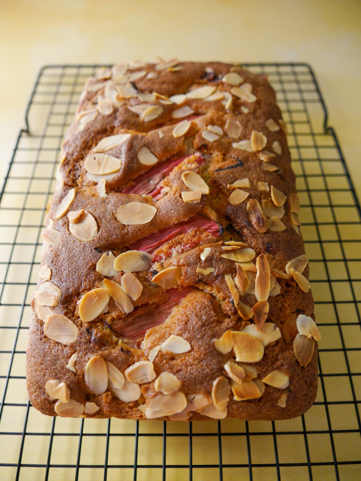 rhubarb-almond-loaf-cake-lost-in-food
