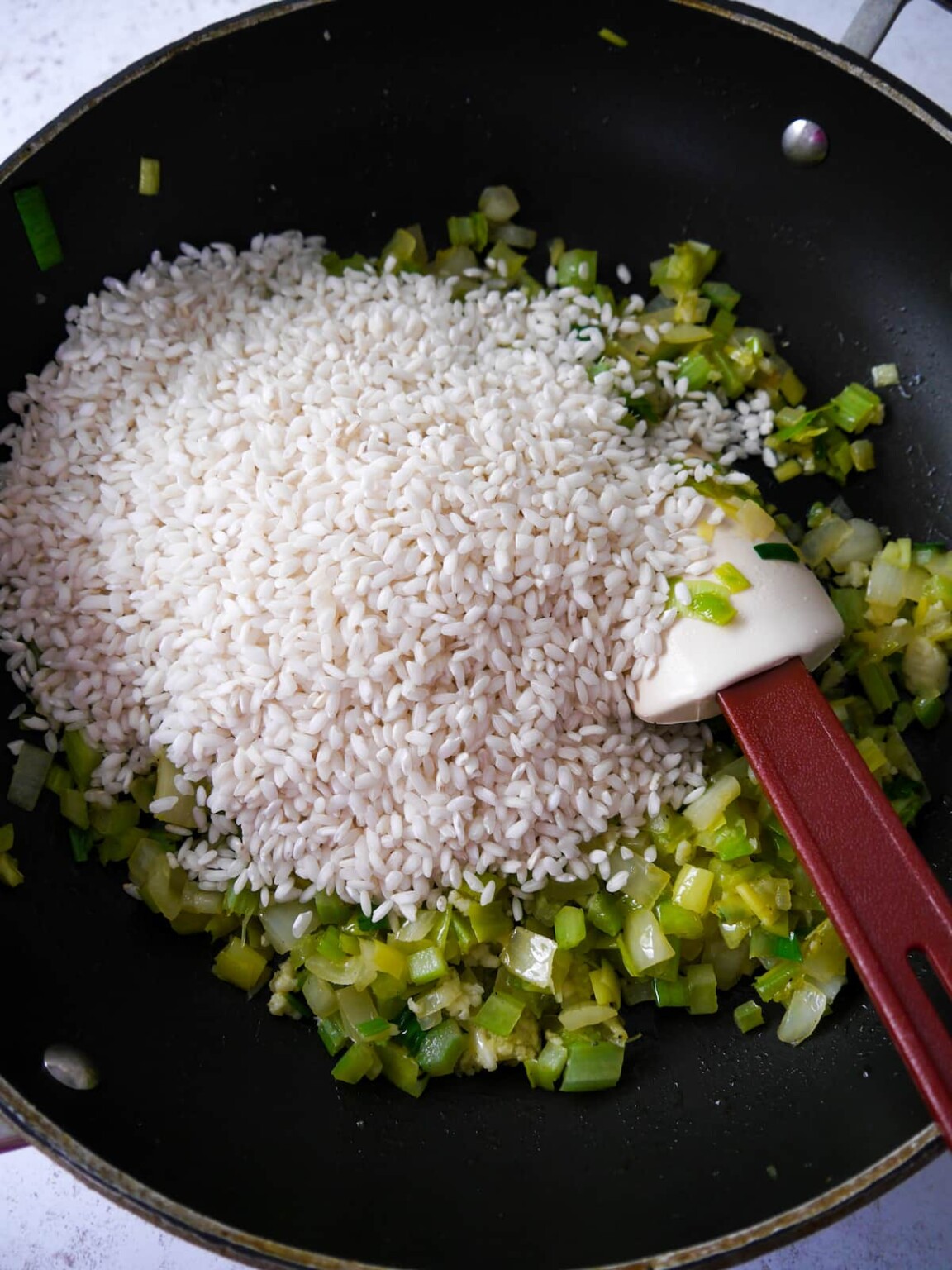 Easy Spring Vegetable Risotto Lost In Food